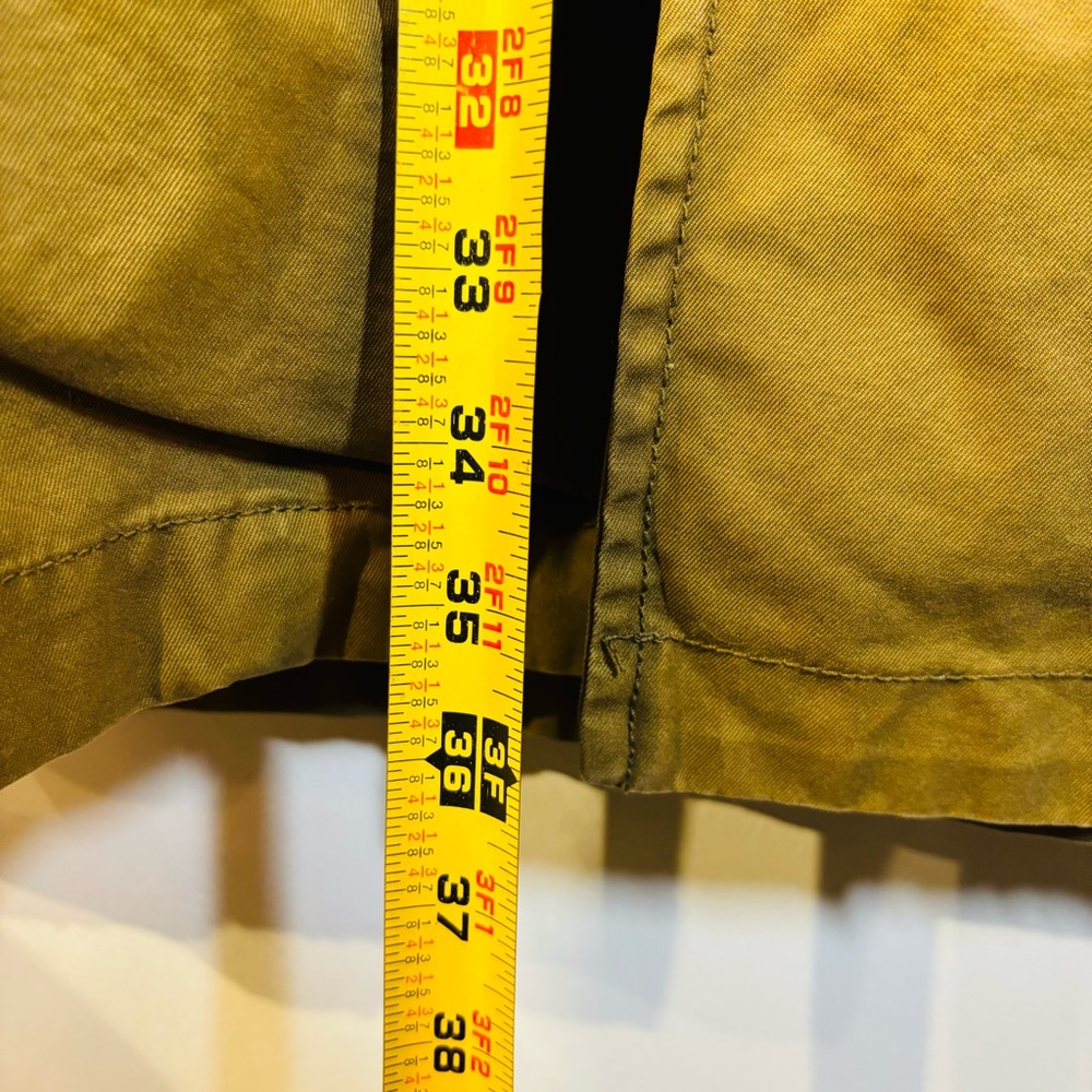 Gap Olive Green Lightweight Trench Coat - Picture 6 of 7